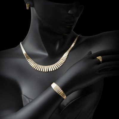 Kleopatra 4’lü Altın Takı Seti - 14K - 29.8g - EZ Gold