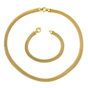 Jesika Gerdanlık & Bracelet Or Set