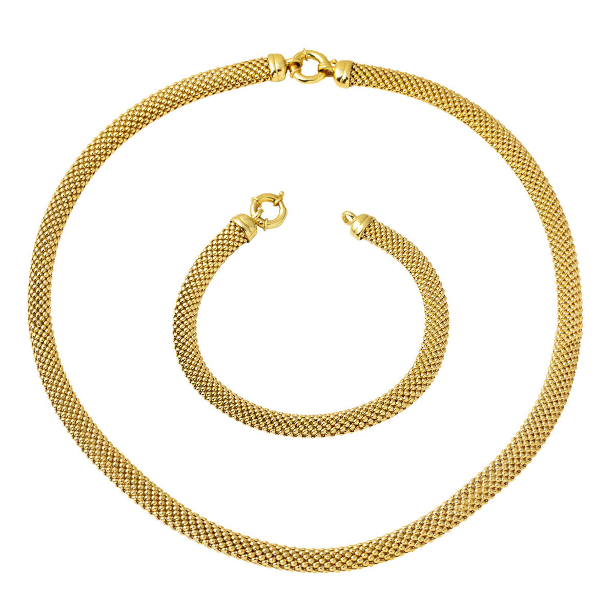 Jesika Gerdanlık & Bracelet Or Set