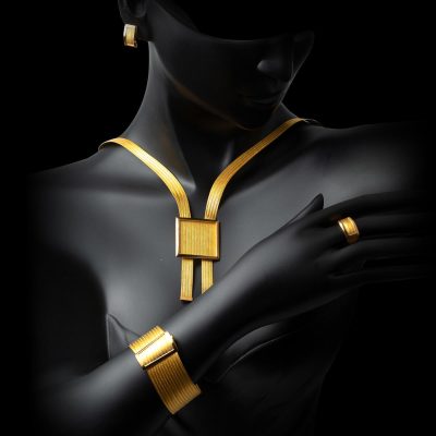 Maille Trabzon 22 Carats Or Takı Seti - 22K - 146.64g - EZ Gold