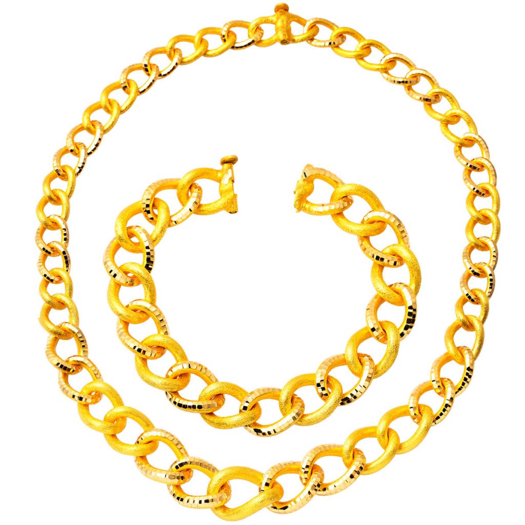 Voie Lactée 22 Carats Or Bijou Parure