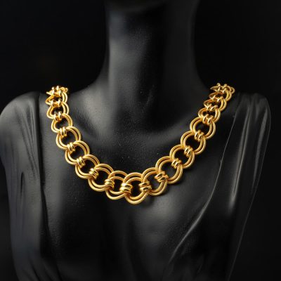 Uzay Yolu 22 Ayar Altın Takı Seti - 22K - 57.17g - EZ Gold