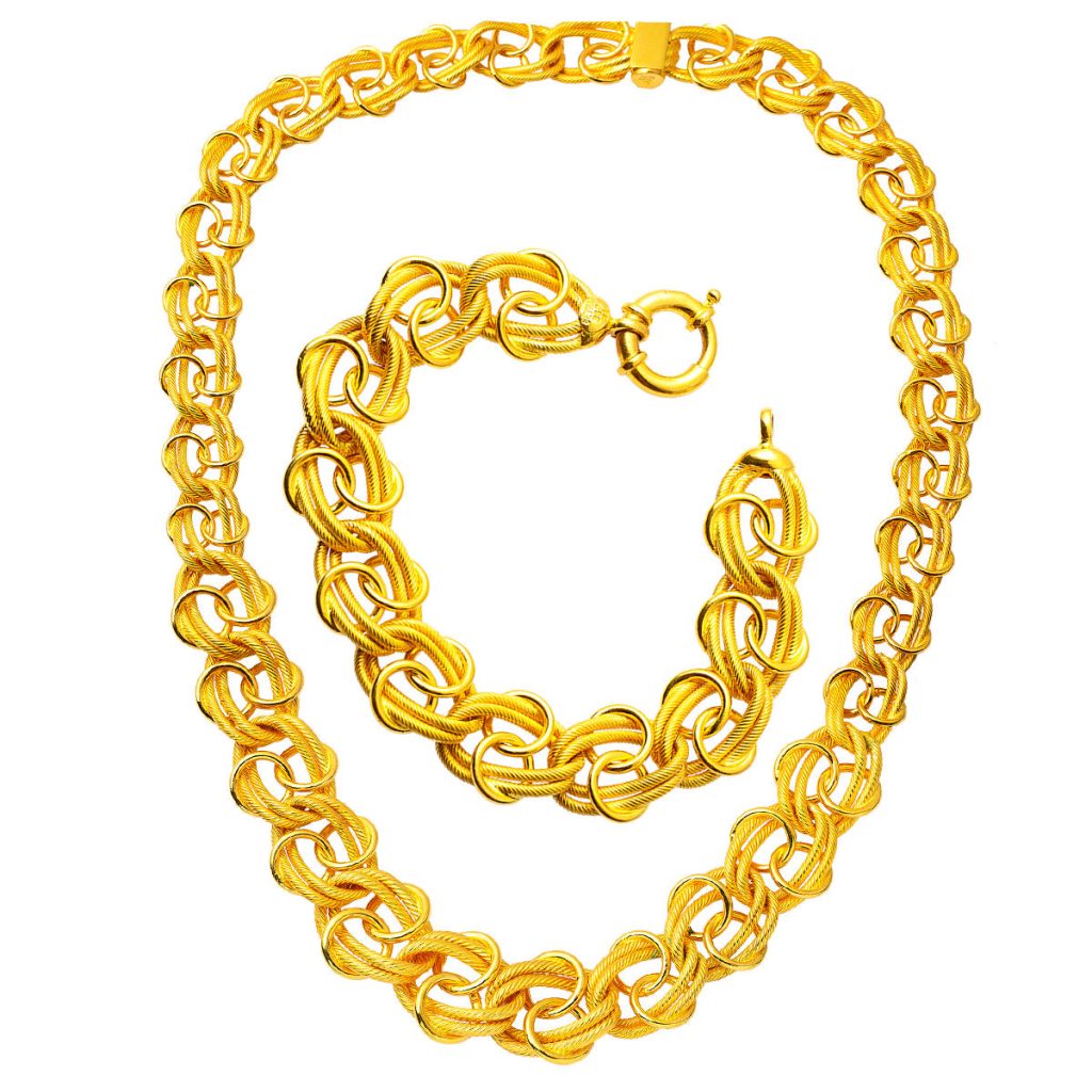 Gerdanlık & Bracelet 22 Carats Or Set