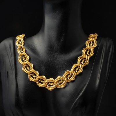 Gerdanlık & Bileklik 22 Ayar Altın Set - 22K - 66g - EZ Gold