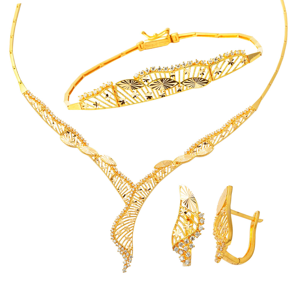 Mehtap 22 Carats Or Bijou Parure