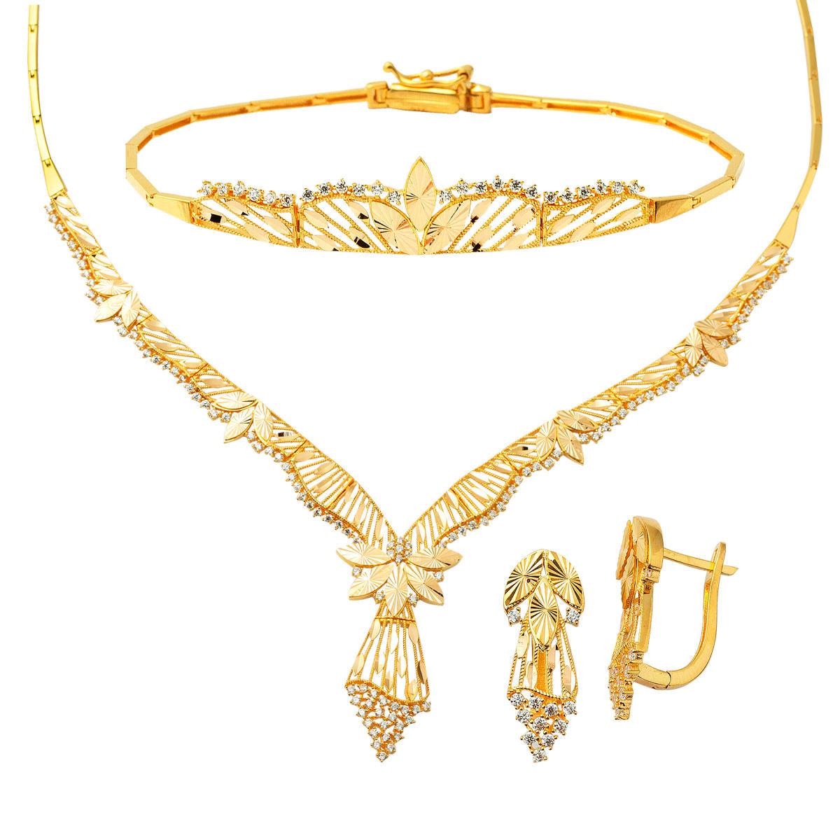 Bahama 22 Karat Gold Jewelry Set