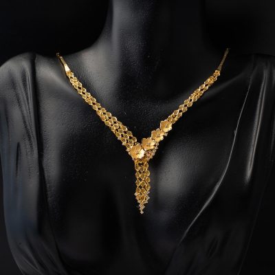 Nilüfer 22 Ayar Altın Takı Seti - 22K - 28.7g - EZ Gold