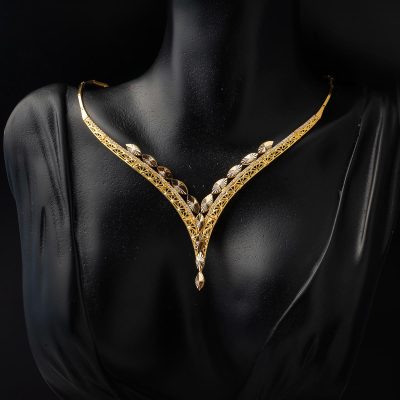 Göz 22 Ayar Altın Takı Seti - 22K - 32.92g - EZ Gold