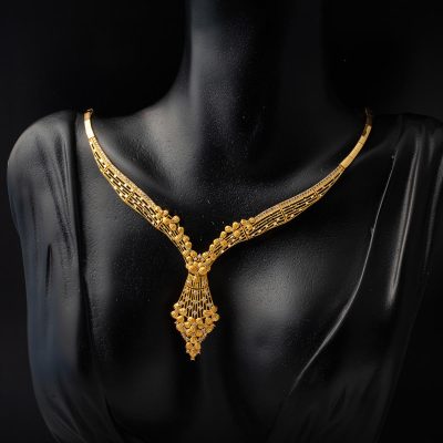 Floral 22 Ayar Altın Takı Seti - 22K - 32.47g - EZ Gold