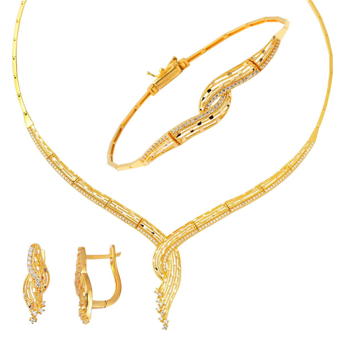 Stella 22 Carats Or Bijou Parure