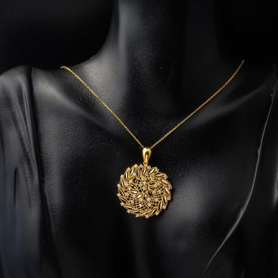 Rüzgargülü 22 Ayar Altın Nişan Seti - 22K - 18.55g - EZ Gold