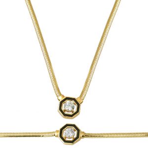 Çağla Solitaire Or Bijou Parure