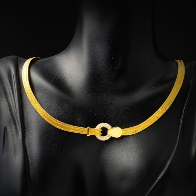 Suna 22 Carats Maille Trabzon Or Takı Seti - 22K - 46g - EZ Gold