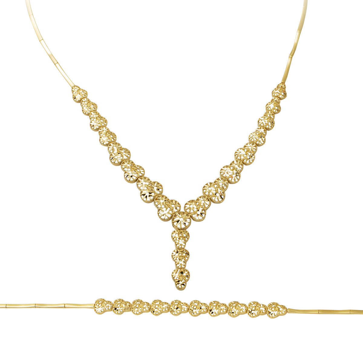 My Star Gerdanlık & Bracelet fin Or Set
