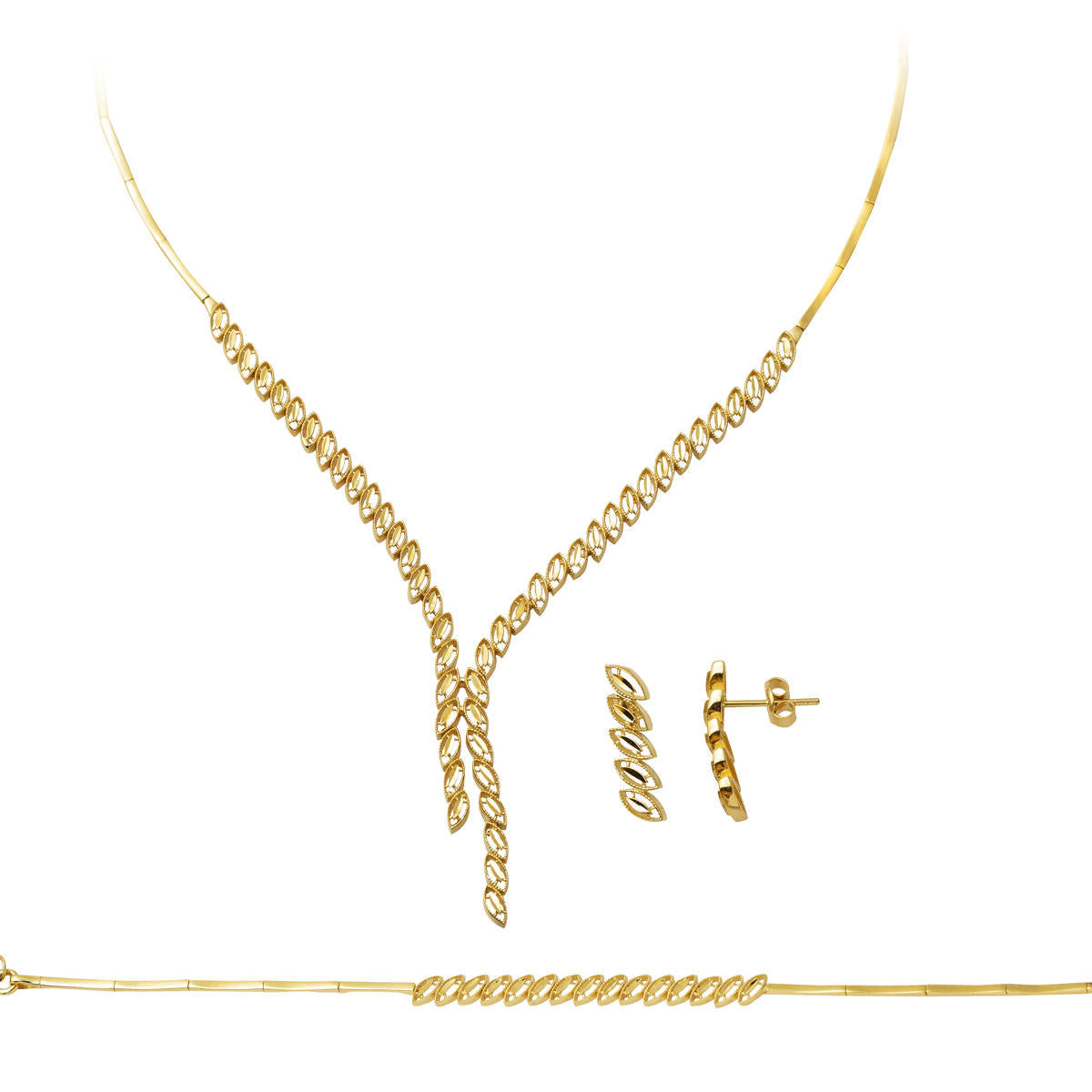 Summer sans Pierre Or Bijou Parure