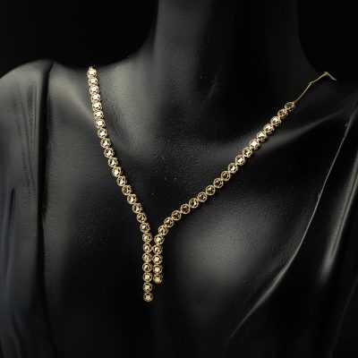 Tomurcuk Taşsız Altın Takı Seti - 14K - 17g - EZ Gold