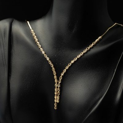 Şelale 14 Ayar Taşsız Altın Set - 14K - 15.5g - EZ Gold