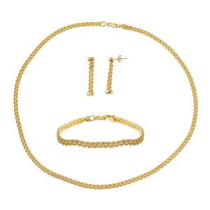 Sultan Tressésü sans Pierre Or Bijou Parure