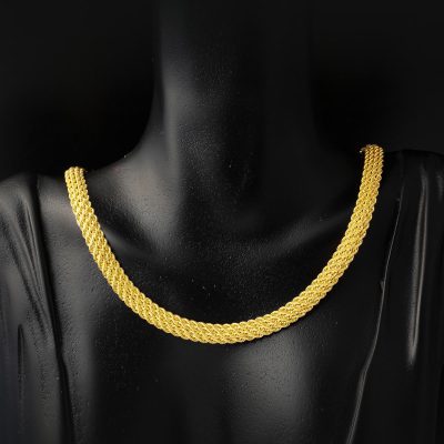 Sultan Burgulu Altın Takı Seti - 14K - 20.67g - EZ Gold