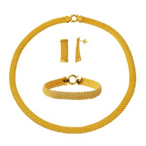 Tresse Tresse a Chaine Or Bijou Parure