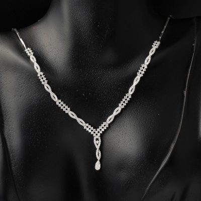Sonsuzluk Blanc Or Parure - 14K - 13.54g - EZ Gold