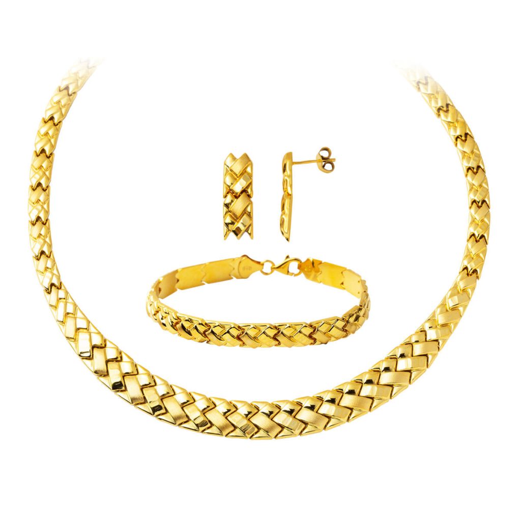 Tresse Tresse 14 Carats Or Bijou Parure