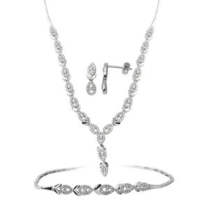 Gouttelar 14 Carats Blanc Or Set