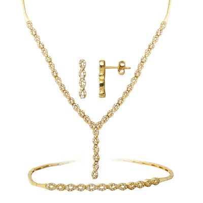 Sonsuzluk Yellow Gold Takı Seti