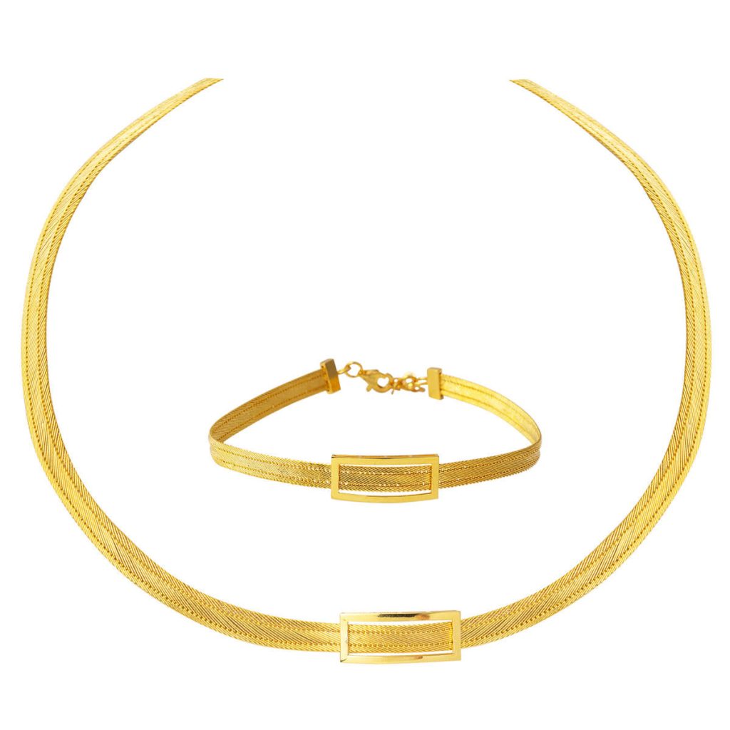 Classique Gerdanlık Bracelet Trabzon Tresse Set