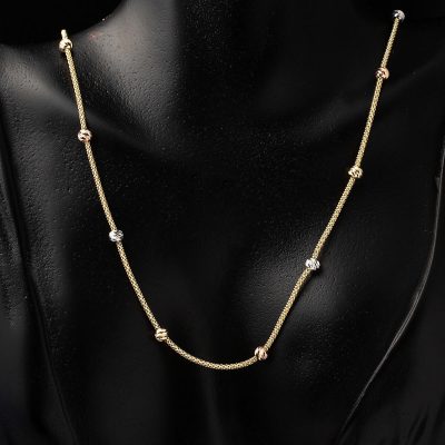 Doric Necklace & Bracelet 14K Gold Set - 14K - 8.54g - EZ Gold