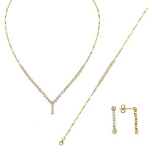 Favori Tomurcuk 14 Carats Or Bijou Parure