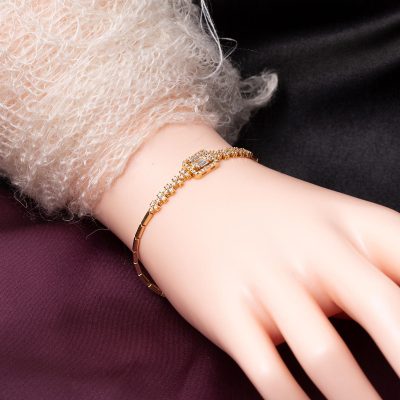 Favori Baget Taşlı 14 Ayar Altın Takı Seti - 14K - 21.85g - EZ Gold