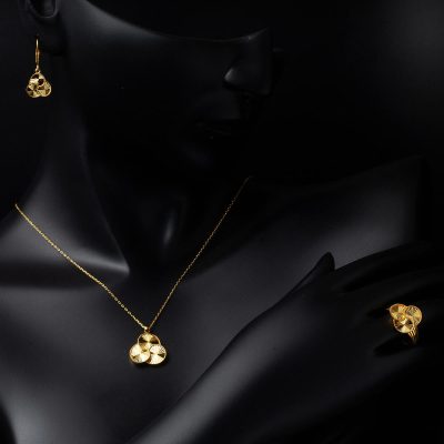 Therapy 22 Ayar Üçlü Takı Seti - 22K - 15.02g - EZ Gold