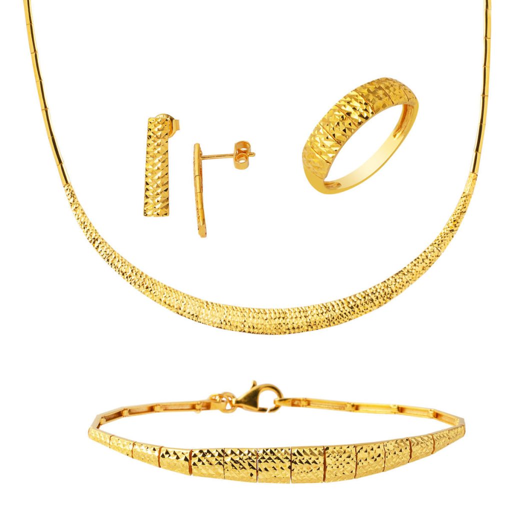 Yılan Derisi 22 Karat Gold Set