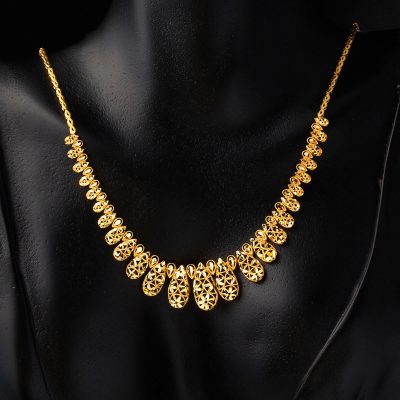 Damla 22 Ayar Altın Takı Seti - 22K - 27.81g - EZ Gold