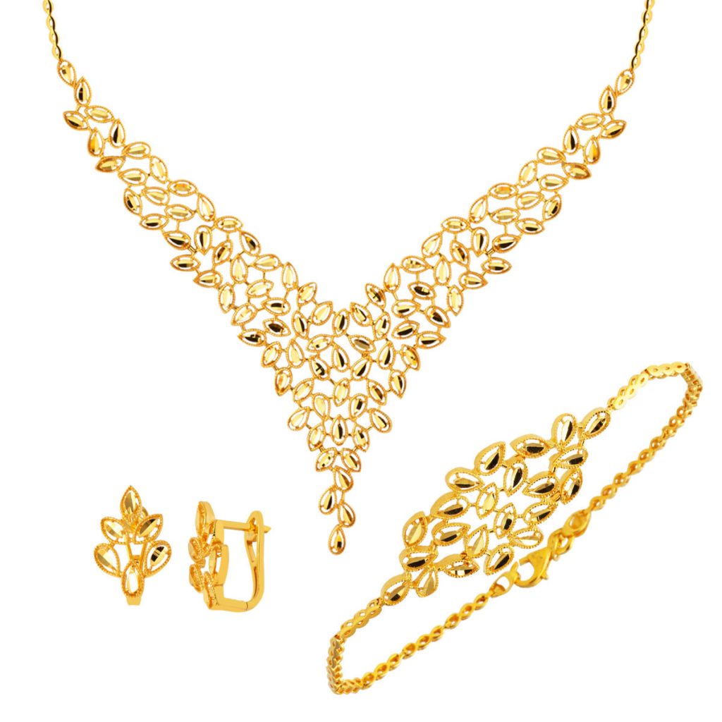 Ivy 22 Karat Gold Jewelry Set
