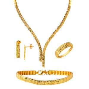 Balıksırtı 22 Karat Gold Set