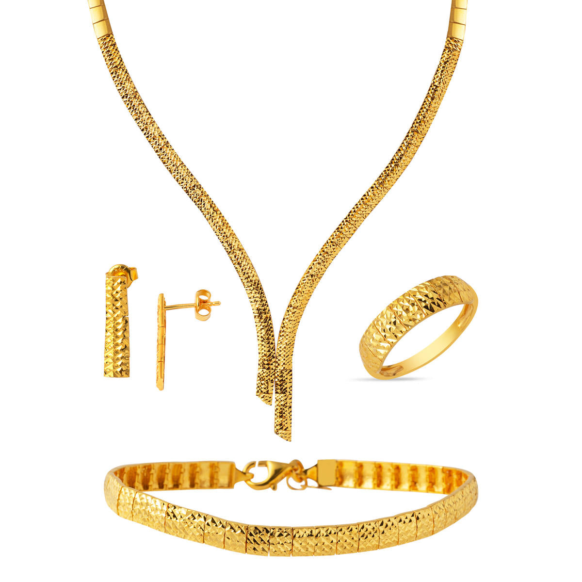 Balıksırtı 22 Carats Or Set