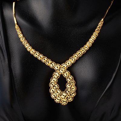 Yıldız 22 Ayar Taşsız Altın Takı Seti - 22K - 31.79g - EZ Gold
