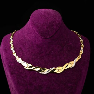 Taşsız 14 Ayar Altın Düğün Takı Seti - 14K - 25.25g - EZ Gold