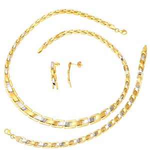 sans Pierre 14 Carats Or Mariage Parure