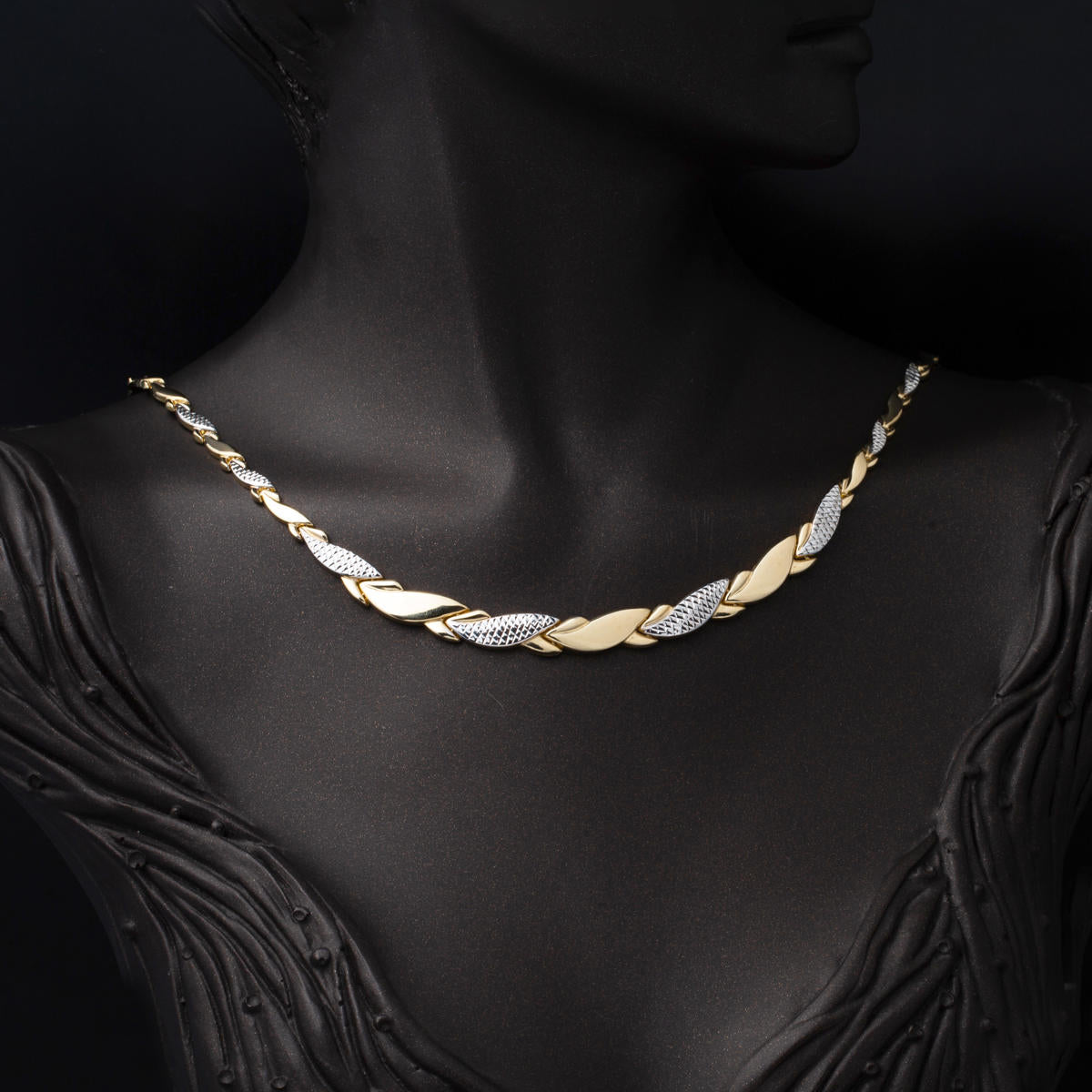 Taşsız 14 Ayar Altın Düğün Takı Seti - Görsel 2