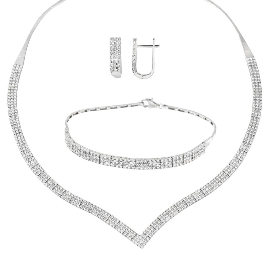 Çavuş Filigree White Gold Set
