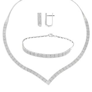 Çavuş Filigrane Blanc Or Set