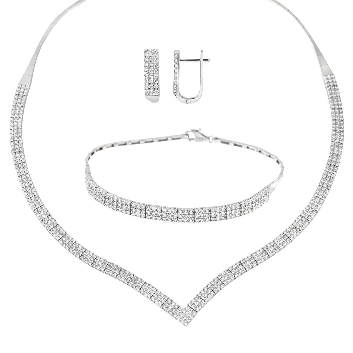 Çavuş Filigrane Blanc Or Set