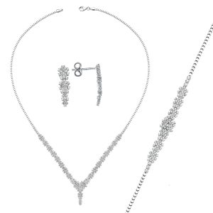 Favori 14 Karat White Gold Jewelry Set