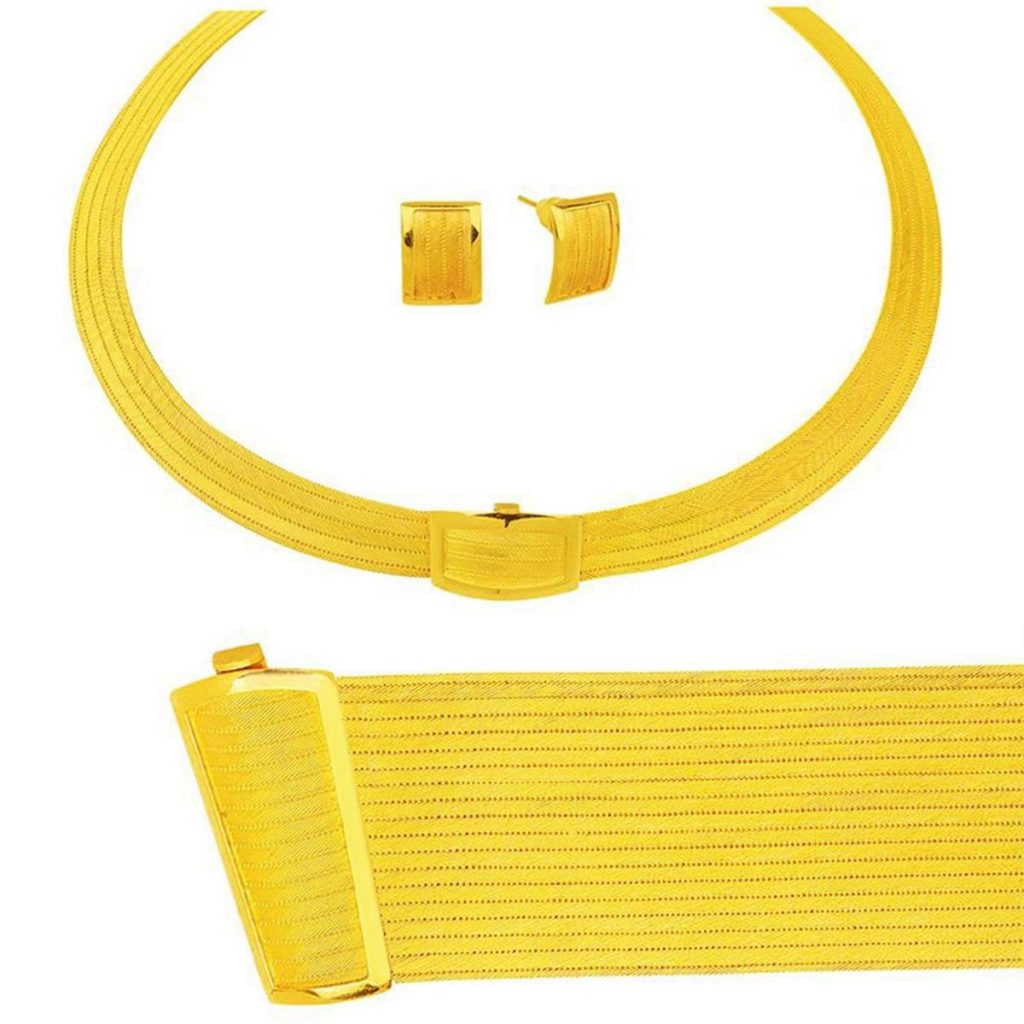 19 Row 14 Karat Gold Trabzon Woven Set