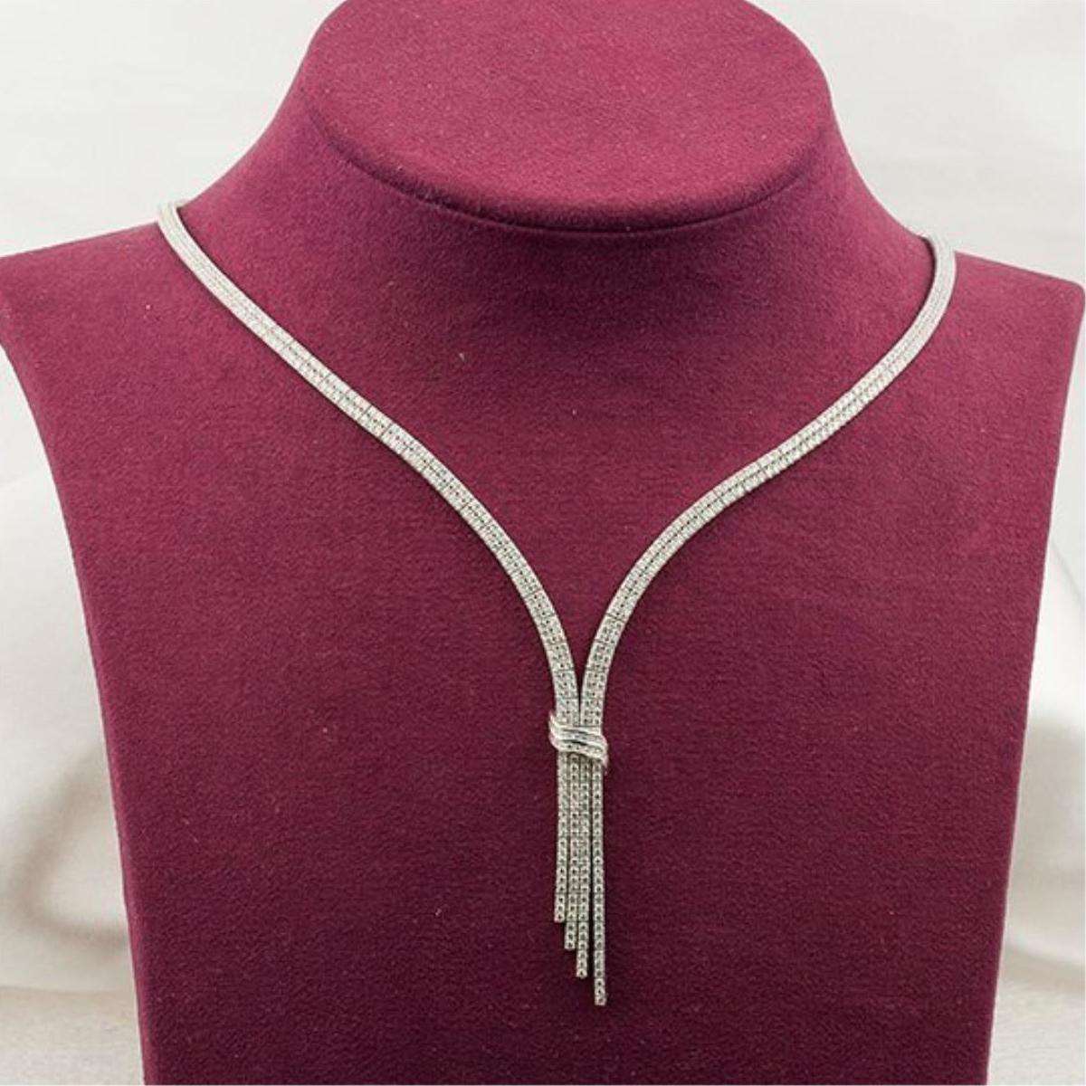Suyolu 14 Ayar Beyaz Altın Set - Görsel 4