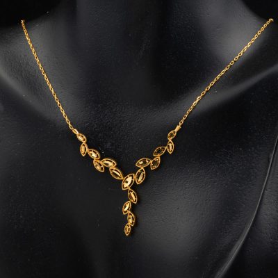 Yaprak 22 Ayar Taşsız 3’lü Altın Set - 22K - 10.88g - EZ Gold