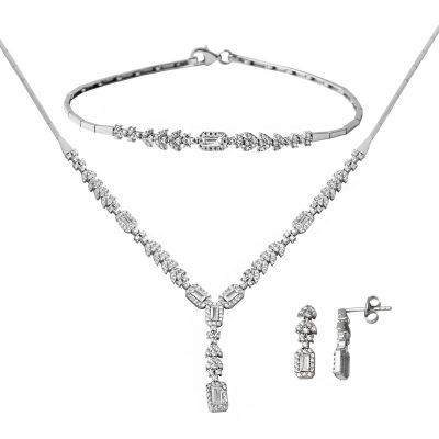Baguetteli White Gold 14 Karat Set